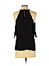 Parker 100% Polyester Black Sleeveless Blouse Size S - photo 2