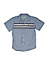 U.S. Polo Assn. 100% Cotton Blue Short Sleeve Button-Down Shirt Size 8 - photo 1