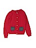 So Jenni 100% Cotton Color Block Red Cardigan Size 6 - photo 1