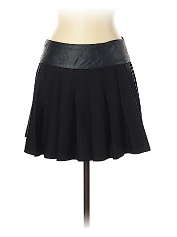 Alice + Olivia Leather Skirt (view 1)