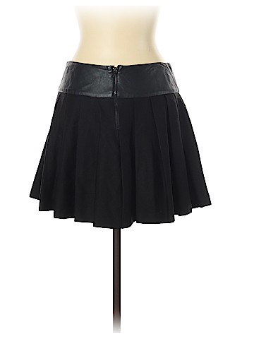 Alice + Olivia Leather Skirt (view 2)