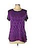 Apt. 9 Purple Short Sleeve Top Size L (petite) - photo 1
