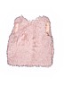 Maeli Rose 100% Polyester Pink Faux Fur Vest Size 4 - 5 - photo 2