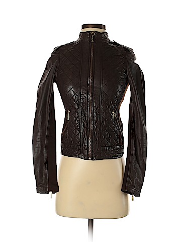 MICHAEL Michael Kors Leather Jacket (view 1)