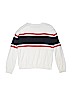 Abercrombie & Fitch Stripes White Pullover Sweater Size 9 - 10 - photo 2