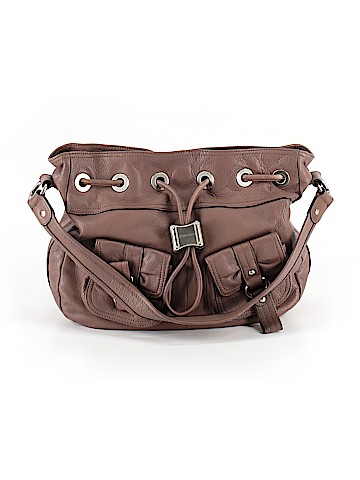 B Makowsky Leather Shoulder Bag (view 1)