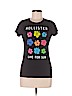 Hollister Floral Graphic Black Short Sleeve T-Shirt Size L (youth) - photo 1