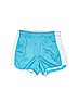 Justice 100% Polyester Color Block Blue Athletic Shorts Size 10 - photo 1