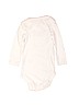 Just One You Made by Carters 100% Cotton White Long Sleeve Onesie 6-9 MO / 9 MO - photo 2