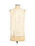 Ann Taylor LOFT 100% Polyester Ivory Sleeveless Blouse Size S (petite) - photo 1