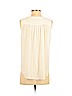 Ann Taylor LOFT 100% Polyester Ivory Sleeveless Blouse Size S (petite) - photo 2