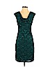 Connected Apparel Teal Cocktail Dress Size 4 (petite) - photo 1