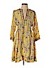 Isabel Marant 100% Silk Yellow Thurman Casual Dress Size EU (FR) 34 / US 2 - photo 1