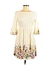 Old Navy 100% Rayon Ivory Dress Size 14 - photo 1