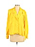 Diane von Furstenberg 100% Polyester Yellow Long Sleeve Blouse Size S - photo 1