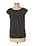Ann Taylor LOFT Outlet Gray Short Sleeve Top Size M - photo 2