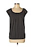 Ann Taylor LOFT Outlet Gray Short Sleeve Top Size M - photo 1