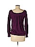 INC International Concepts Purple Long Sleeve Top Size M - photo 2