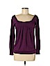 INC International Concepts Purple Long Sleeve Top Size M - photo 1
