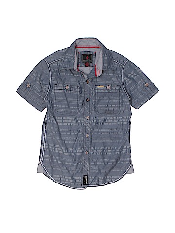 Swiss Cross Short Sleeve Button-Down Shirt (view 1)