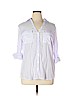 New York & Company Purple Long Sleeve Button-Down Shirt Size XL - photo 1