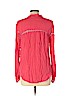 Free People 100% Rayon Pink Long Sleeve Blouse Size L - photo 2