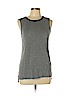 Vince. 100% Rayon Gray Sleeveless Blouse Size L - photo 1
