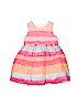 Rare Editions 100% Polyester Stripes Pink Dress 18-24 MO / 24 MO - photo 1