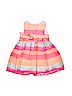 Rare Editions 100% Polyester Stripes Pink Dress 18-24 MO / 24 MO - photo 2