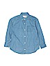 Old Navy 100% Cotton Chambray Blue Long Sleeve Button-Down Shirt Size 8 - photo 1