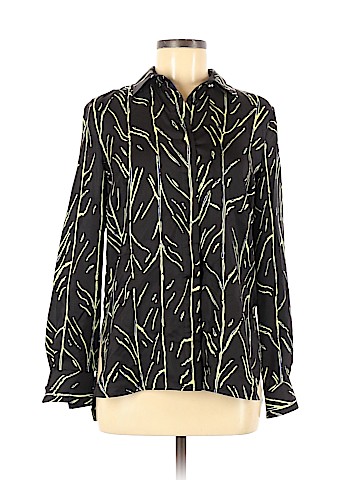 Proenza Schouler Long Sleeve Silk Top (view 1)