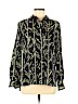 Proenza Schouler 100% Silk Black Long Sleeve Silk Top Size 0 - photo 1