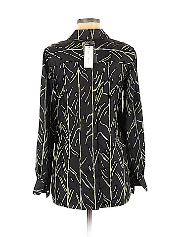 Proenza Schouler Long Sleeve Silk Top (view 2)