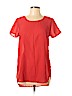 Japna 100% Polyester Red Short Sleeve Blouse Size L - photo 1
