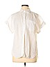 Lauren by Ralph Lauren 100% Linen White Short Sleeve Button-Down Shirt Size M - photo 1