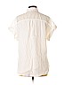 Lauren by Ralph Lauren 100% Linen White Short Sleeve Button-Down Shirt Size M - photo 2