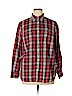 Lauren Jeans Co. 100% Cotton Red Long Sleeve Button-Down Shirt Size 1X - photo 1