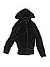 The Children's Place Solid Black Zip Up Hoodie Size 7 - 8 - photo 1