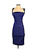 Nicole Miller 100% Polyester Purple Cocktail Dress Size P (petite) - photo 1