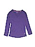 Gap Kids 100% Cotton Purple Long Sleeve T-Shirt Size 8 - photo 1