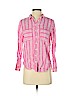 Boden 100% Linen Pink Long Sleeve Button-Down Shirt Size 2 (petite) - photo 1