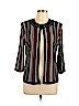 MING WANG 100% Other Brown Cardigan Size L (petite) - photo 1