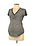Motherhood 100% Polyester Black Short Sleeve Top Size S - photo 1
