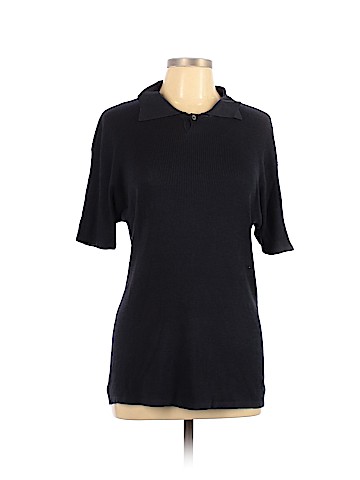 Armani Collezioni Short Sleeve Silk Top (view 1)