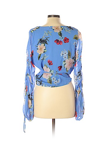 Nicholas Long Sleeve Silk Top (view 2)
