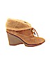 B Makowsky Tan Wedges Size 8 1/2 - photo 1