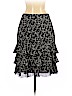 Ann Taylor 100% Silk Black Silk Skirt Size 0 (petite) - photo 1