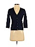 Lauren by Ralph Lauren Blue Silk Cardigan Size P (petite) - photo 1