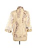 Cali And York Ivory 3/4 Sleeve Button-Down Shirt Size L (petite) - photo 2