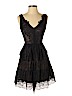 BCBGMAXAZRIA 100% Nylon Black Casual Dress Size XS - photo 1